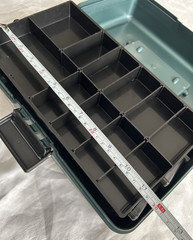 ARTBIN Green Artist Supplies Storage Case w/ DIVIDER TRAY Drawing Painting Bead