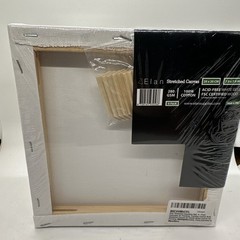 6 Pack Of Stretched Canvases 60x60cm 7.9” Square White 100% Cotton Art Crafts
