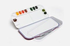 Mijello Airtight Watercolor Fusion 18Well Watercolour Palette MWP3018 Blue Color