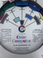 NOS Grumbacher Color Computer CAT NO. 420 – Vintage Color Wheel for Artists 1972
