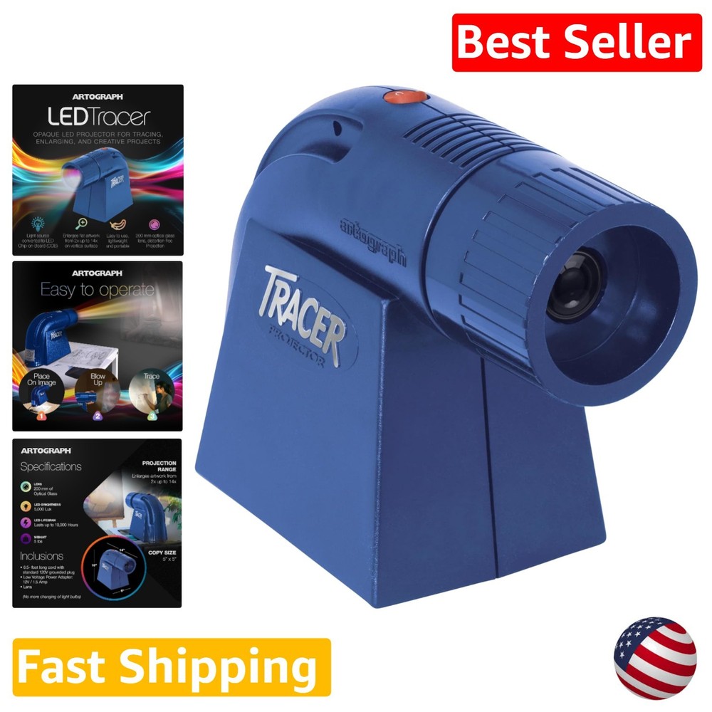 LED Art Projector 2X-14X Magnification Wall Mural Tracing