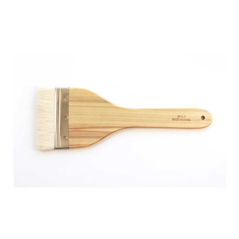 Yasutomo Economy Hake Brushes 4 5/8 Inch Metal Multicolor Paint Brush Tool