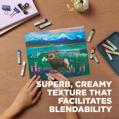 12-Piece Cray Pas Specialist Colors May Vary Oil Pastel Set