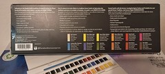 Daniel Smith Extra Fine Watercolors 12 Half Pans Metal Box + 12 Empty Pans