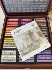 MUNGYO Soft Oil Pastels 120 Colors MOPV-120W WOOD BOX Artist Grade
