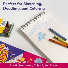 Sketch Pads for , 6×9 inch, 100 Pages, 4 Pack Children Drawing Pads, Spiral B…