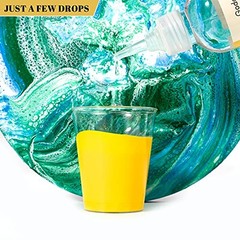 6 Ounce Art Silicone Pouring Oil for Dramatic Cell Creation, 100% Silicone
