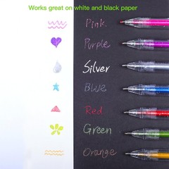 XWT Retractable Glitter Gel Pens 36 Colors Fine Point Art Set