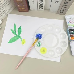 20 Pack Paint Tray Palettes for Kids, Plastic White Students,…