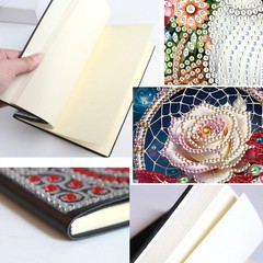 5D DIY Diamond Art Painting Notebook Sketchbook Rhinestone Art Craft Kit Set