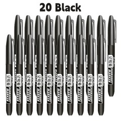 6pcs Permanent Marker Pen Set Waterproof Ink Sketch Drawing Markers – NEW