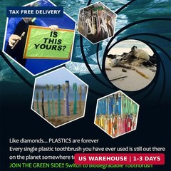 NUDUKO Bamboo Toothbrushes Biodegradable Toothbrush 10 Pack – Eco-Friendly, Natu