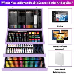 iBayam Teen Girl Gifts Trendy Stuff, 195Pack Art Kit Drawing Coloring Set for…
