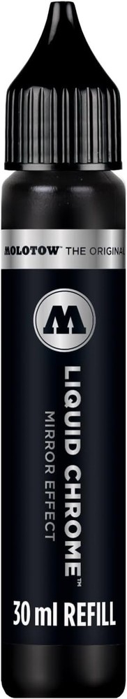 Molotow Liquid Chrome Paint Refill 30ml High Gloss Mirror Effect Acrylic