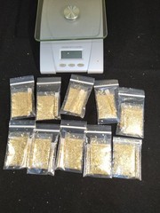 20 Grams Gold Leaf Flake – Bright Beautiful Flake Free Shipping 10 bags 10 vials