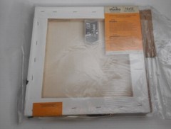 Blick Studio Stretched Natural Cotton Canvas 12″ x 12″x 3/4″ Traditional Profile