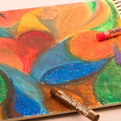 Versatile 50-Color Oil Pastel Set with Carrying Case for On-the-Go Artists