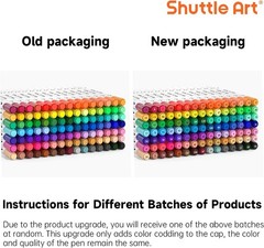 Water-based Ink Brush Marker Set + Coloring Book