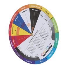 13cm Diameter Tattoo Color Wheel Chart Prevent Discoloration Tattoo Pigment Mixi