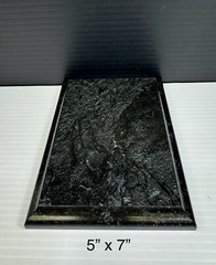 8″x10 & 5″x7″ Black Marble Finished Wood Plaque Boards for Making Custom Awards