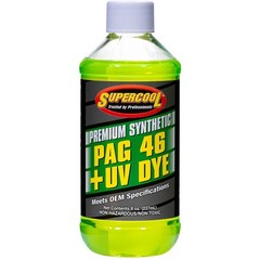 PAG Oil 46 Viscosity with UV Dye – 8oz Bottles, 6-Pack, Supercooling Solution