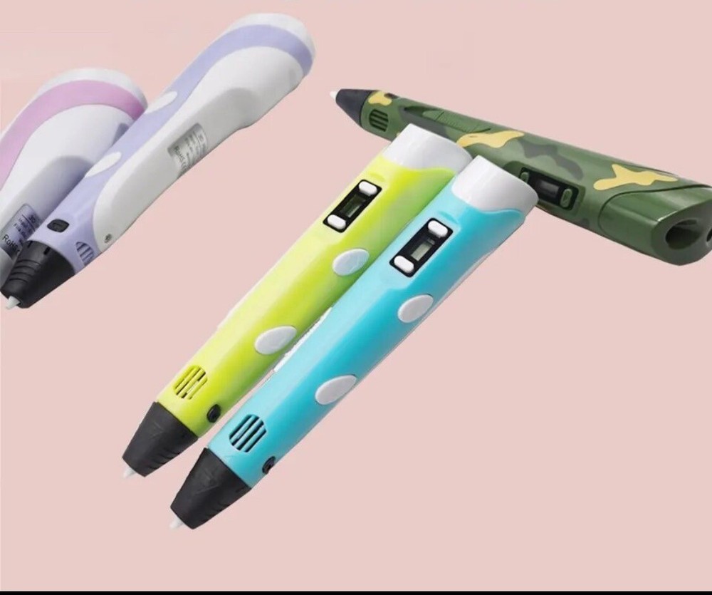 New Creative Art 3D Printing Pen Display Great Gift With Extra Filament Camo