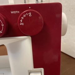 Beginner Sewing Machine – Janome 1522RD Red 22 Stitches Built in Threader