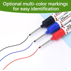 Long Head Deep Hole Marker Pens, 15PCS Long Nib Marker 20Mm Quick Dry Waterproof