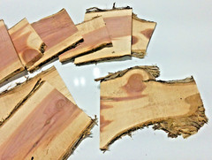 RED AROMATIC CEDAR Live Edge Mini SLABs 1/2″ Thick Kiln Dried 10lbs SHIPs FREE!