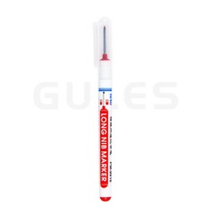 1x Long Head Markers Deep Hole Marker Pen For Bathroom Woodworking Multi-purpose