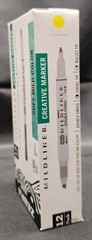 36 Zebra Mildliner Double Ended Markers Chisel & Bullet Tip Mild Yellow Wkt7-my