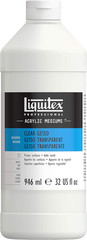 Professional Gesso Surface Prep Medium, 946Ml (32-Oz), Clear