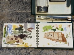 Rare Vtg Daler Rowney Watercolor Set