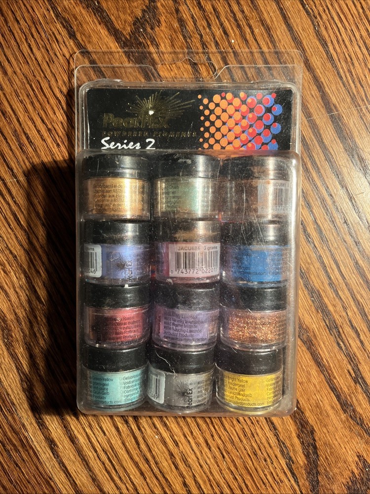 Jacquard PEARL EX Powder Powdered Pigments Series 2 Twelve Jars Unopened