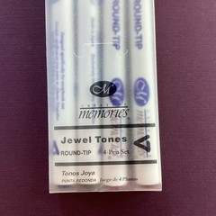 2 Pks Creative Memories Markers + 2 Metallic Pens Sage & Copper Made in Japan