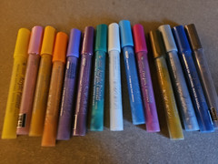STA Acrylic Paint Markers 14 Pack Waterproof Permanent Multi Colour Pens