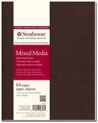 Strathmore 567-7-1 Softcover Mixed Media Art Journal, 7.75×9.75 inch, White