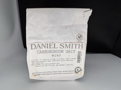 400+ grams Carborundum Grit Powder Mesh 180# Polishing Daniel Smith ACMI Cert.