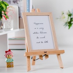 11 Inch Small Wooden Tabletop Easel for Painting, A-Frame Display Stand