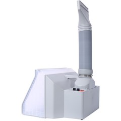 Portable Airbrush Spray Booth Kit with Turntable, Dual Fans & LED Lights