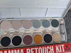 Grumbacher Gamma Retouch Kit No. 25-14 Brand New Old Stock Photo Retouching