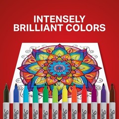 Assorted 8-Count Permanent Markers with Fine Point – Quick-Dry & Water-Resistant