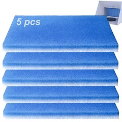 Airbrush Spray Booth Filters 16×7.25″ – 5 Pack, Double-Layer Filtration, Paint O