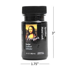 10218 Mona Lisa Water-Based Sealer For Metal Leafing Projects – Clear, Fast D…