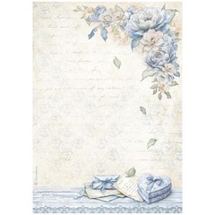 Stamperia Rice Paper Sheet A4 – Timeless Heart Box, DFSA41034