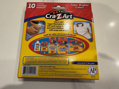 CRAZART WASHABLE MARKERS -10