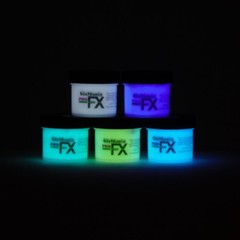 Green Blue Aqua Lilac White Glow in the Dark Paint 4oz pots Cosmic Star Ceiling