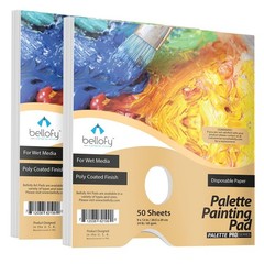 Disposable Palette Paper 9×12″ – Mess-Free Artist Palette for Acrylic & Oil Pain