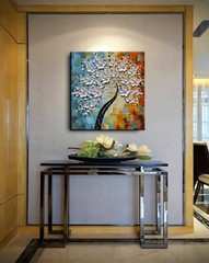 YaSheng Art – 3D Textured Framed Wall Art,Hand Painted oil painting, Modern A…