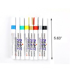 1-12 Waterproof Permanent Paint Marker Pen for Car Tyre Tire Tread Rubber Metal